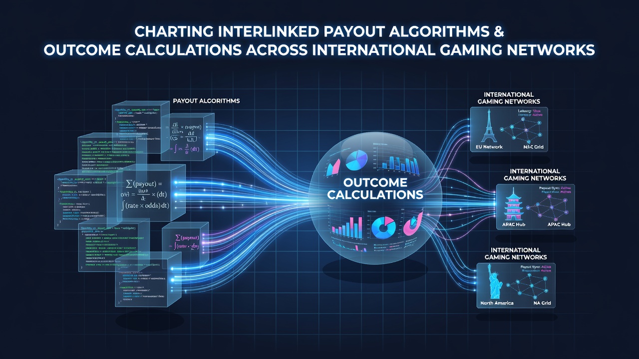 Darstellung vernetzter Auszahlungssysteme in globalen Gaming-Netzwerken mit Algorithmen und Datenflüssen