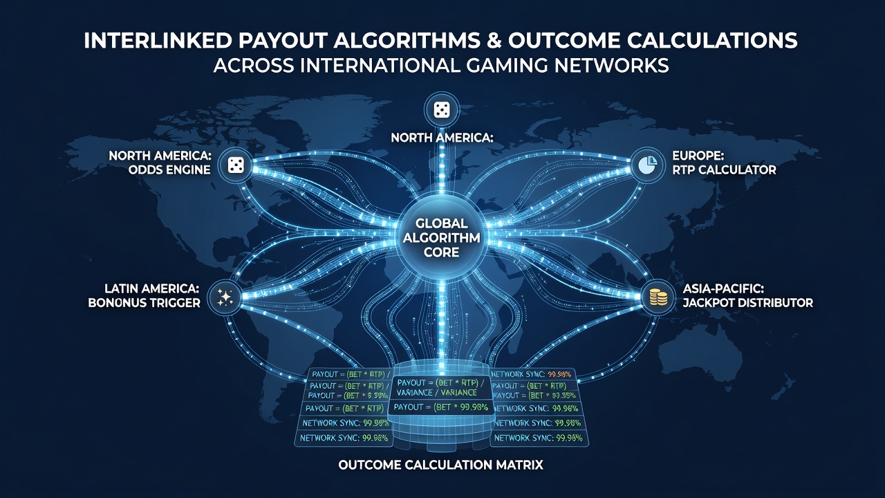 Illustration von Echtzeit-Datenflüssen und Algorithmen in mobilen und internationalen Casino-Netzwerken