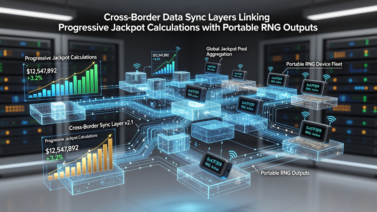 Darstellung portabler RNG-Integration in synchronisierten Jackpot-Systemen über Grenzen