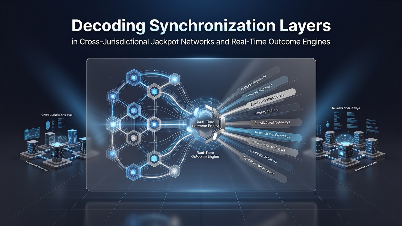 Technische Darstellung von Synchronisierungsschichten in grenzüberschreitenden Jackpot-Netzwerken mit Echtzeit-Datenflüssen