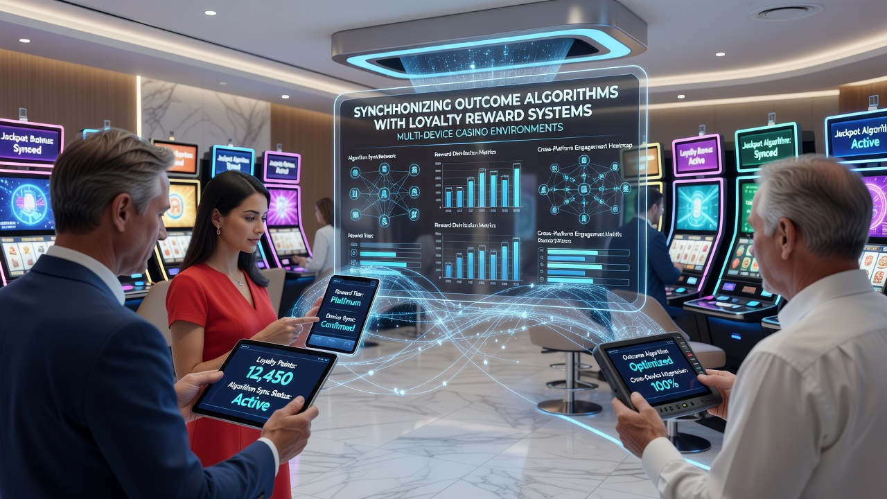 Visualisierung der Datenflüsse zwischen mobilen und stationären Endgeräten in Casino-Systemen