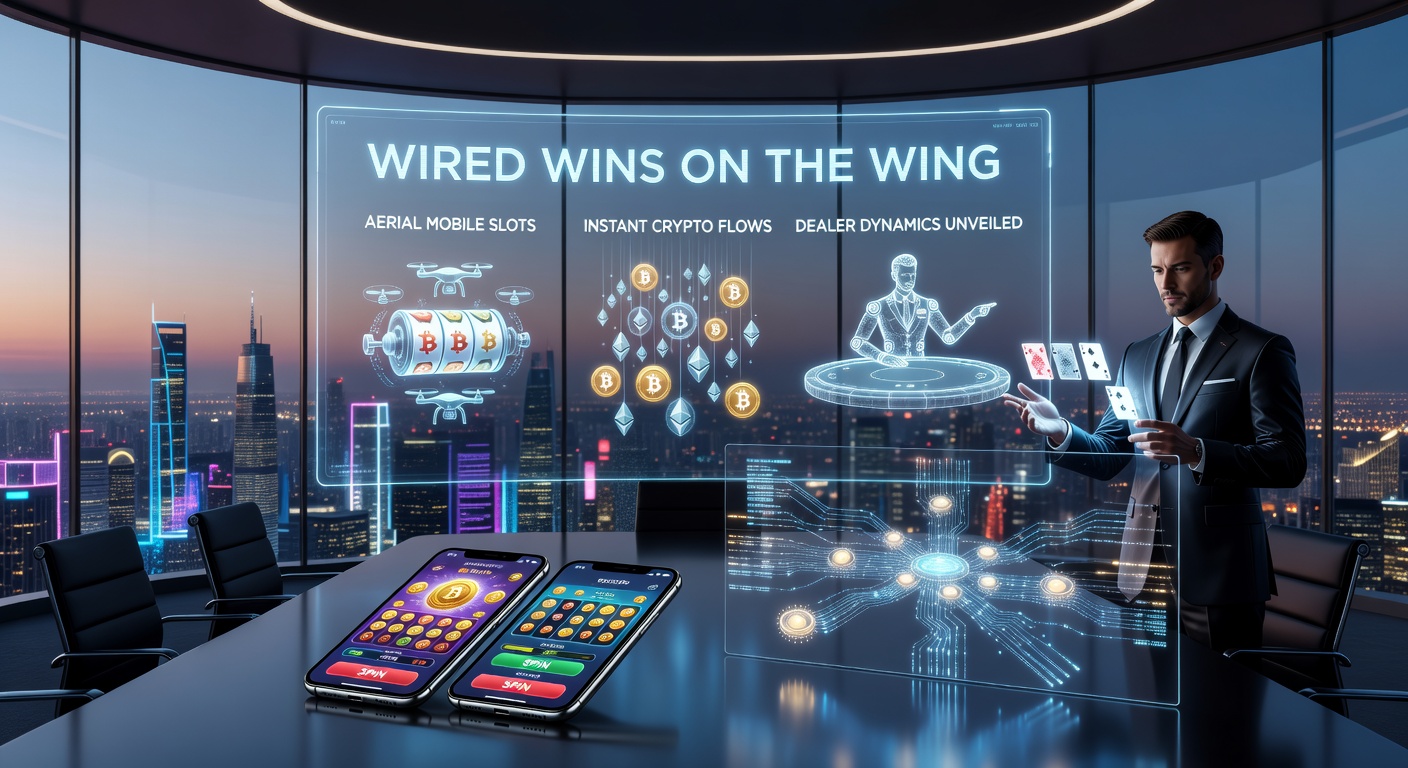 Live Dealer führt Blackjack-Tisch in Echtzeit, während Passagier per Tablet in Flugzeugkabine interagiert, mit Crypto-Transaktionsoverlay